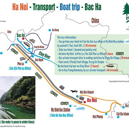 Huy Trung Homestay Bac Ha  Bagian luar foto
