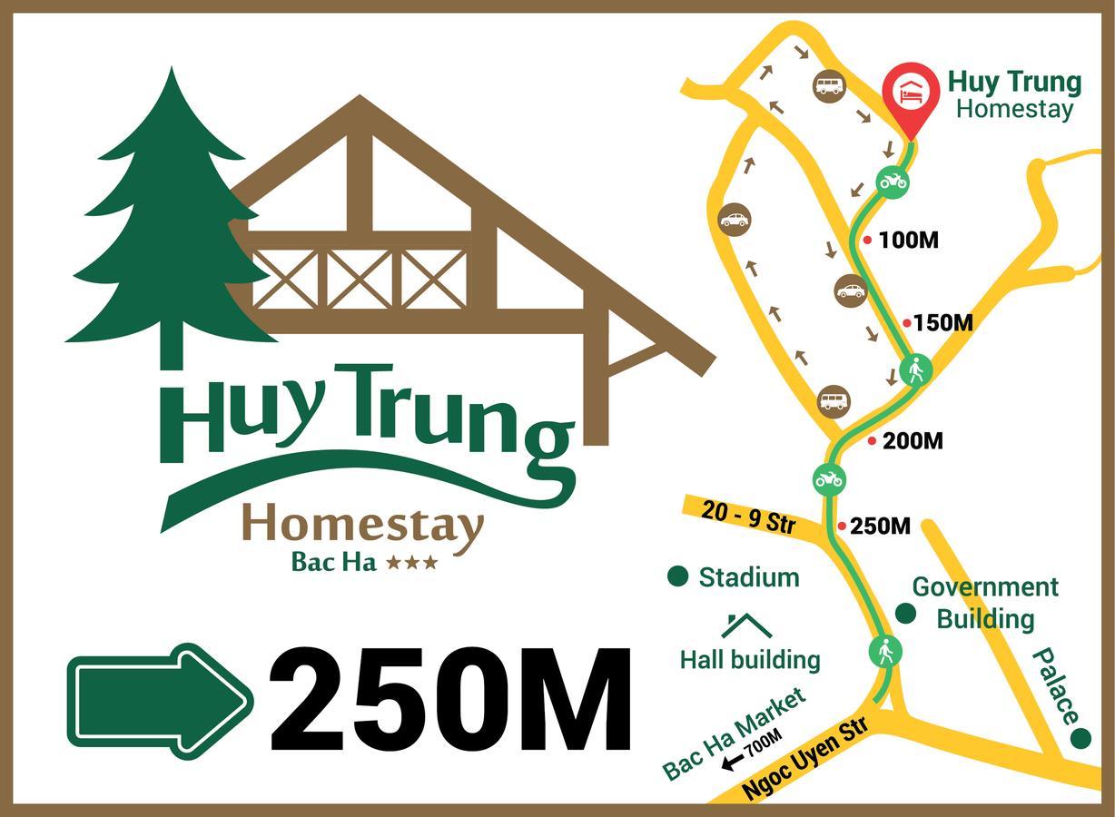 Huy Trung Homestay Bac Ha  Bagian luar foto