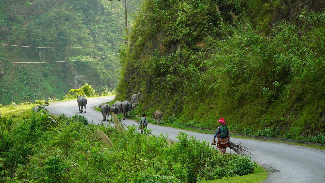 Huy Trung Homestay Bac Ha  Bagian luar foto