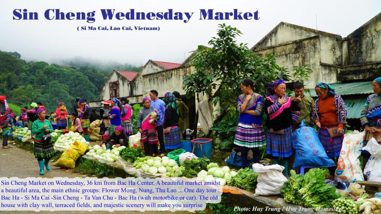 Huy Trung Homestay Bac Ha  Bagian luar foto